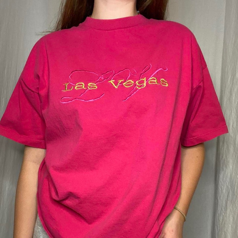 Vintage embroidered Las Vegas tee